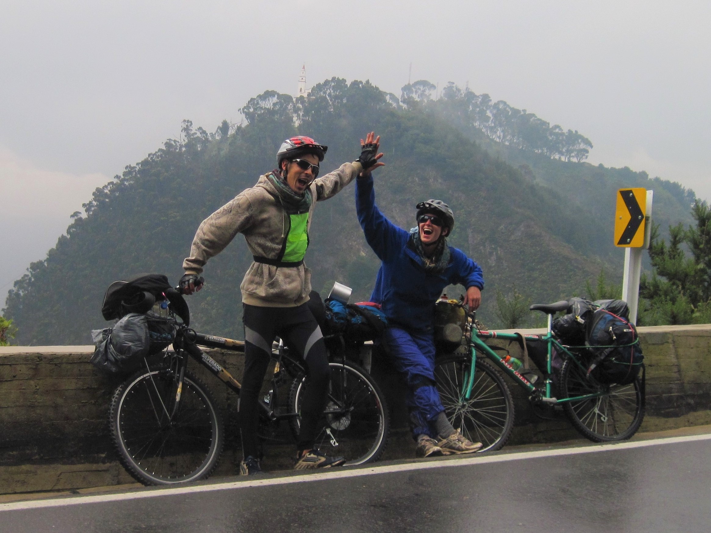 Laura cycling in Colombia